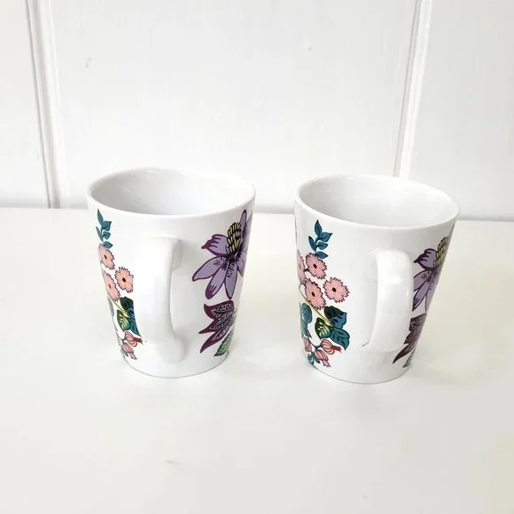 Vera Bradley Floral Mugs Set of Two - Picture 2 of 6
